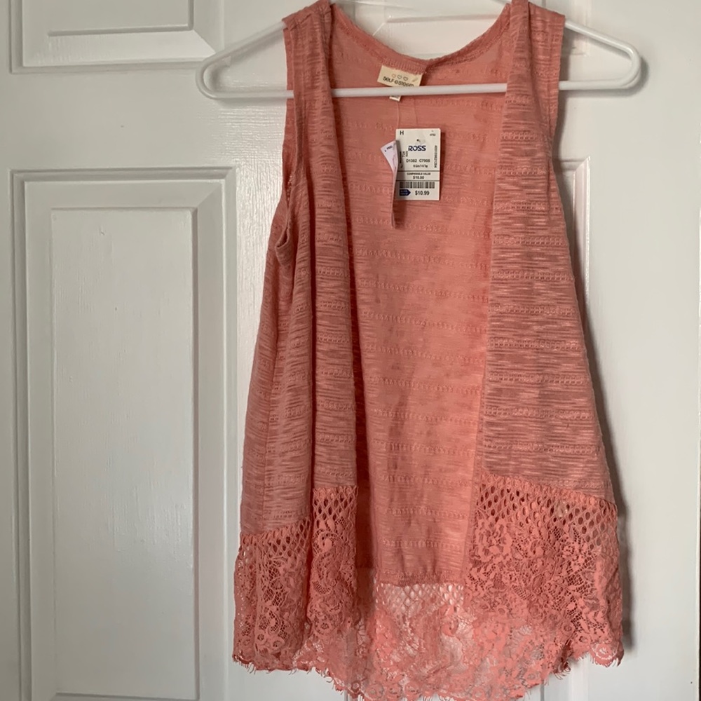 Self Esteem Pink Top